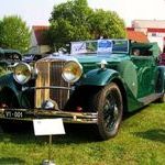 Dobrý tip,veteráni v zámeckém parku – Soutěž elegance historických automobilů 8.5.2009, Roztoky u Prahy